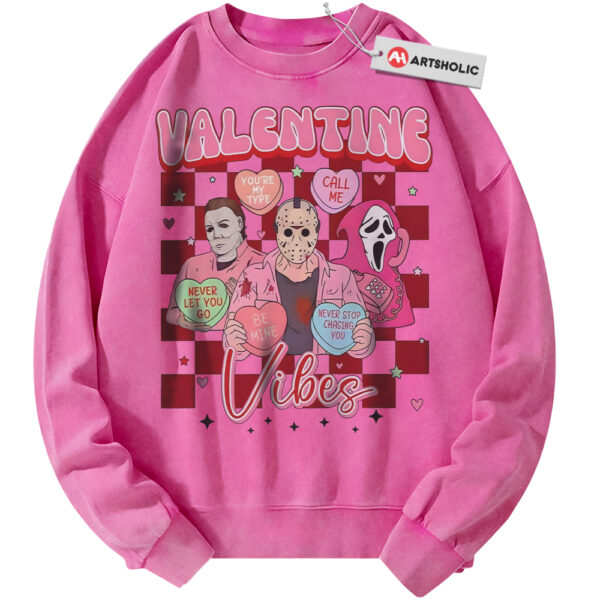 Horror Sweatshirt, Valentine's Day Sweatshirt, Movie Sweatshirt, Vintage Sweater
