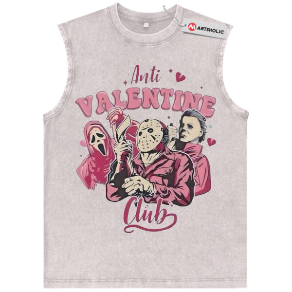 Ghostface Tank Top, Michael Myers Tank Top, Jason Voorhees Tank Top, Horror Tank Top, Valentine's Day Tank Top, Vintage Tank Top