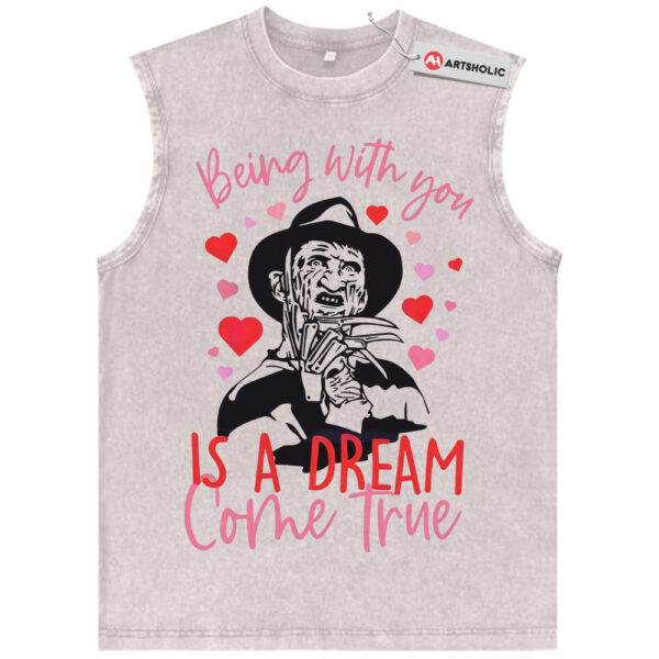 Freddy Krueger Tank Top, A Nightmare on Elm Street Tank Top, Horror Movie Tank Top, Valentine's Day Tank Top, Vintage Tank Top