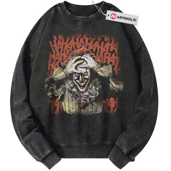 Pennywise Sweatshirt, IT Sweatshirt, Halloween Sweatshirt, Horror Sweatshirt, Vintage Sweater