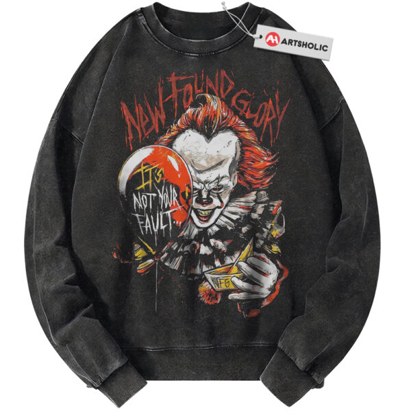 Pennywise Sweatshirt, IT Sweatshirt, Halloween Sweatshirt, Horror Sweatshirt, Vintage Sweater