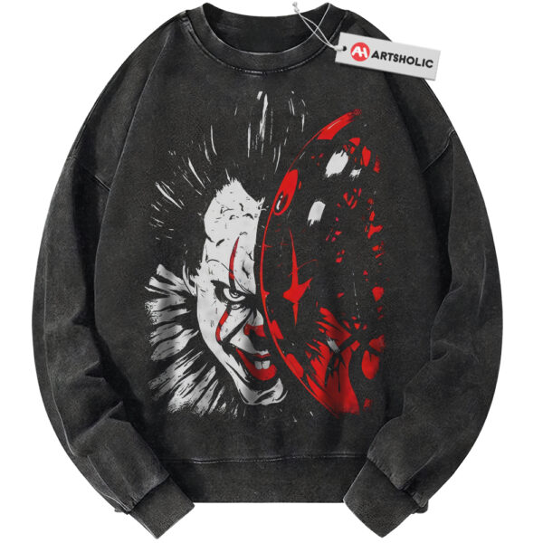 Pennywise Sweatshirt, IT Sweatshirt, Halloween Sweatshirt, Horror Sweatshirt, Vintage Sweater