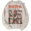 Yokai School Sweatshirt, Japanese Streetwear Sweatshirt, Vintage Sweater
