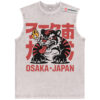 Osaka Japan Tiger Tank Top, Japanese Streetwear Tank Top, Vintage Tank Top