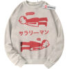 Salaryman Sweatshirt, Japanese Streetwear Sweatshirt, Vintage Sweater