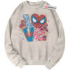 Spider-Man Sweatshirt, Marvel Comics Sweatshirt, Valentine's Day Sweatshirt, Vintage Sweater