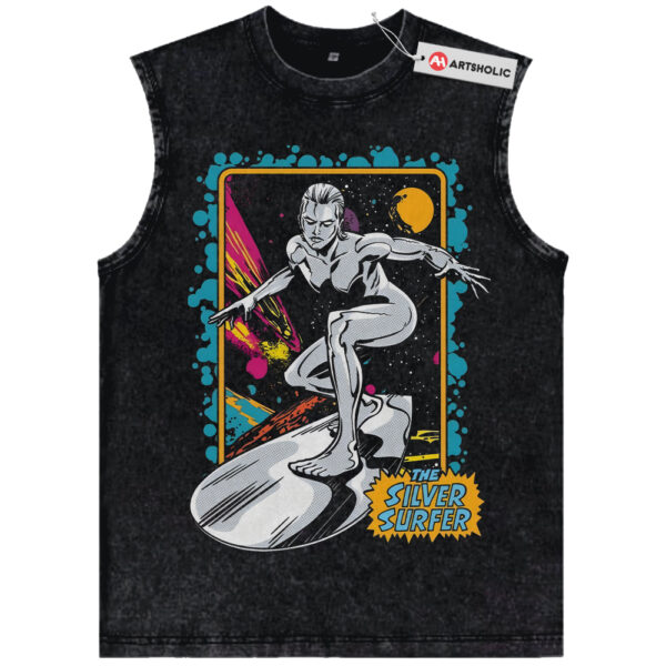Silver Surfer Tank Top, Marvel Comics Tank Top, Vintage Tank Top
