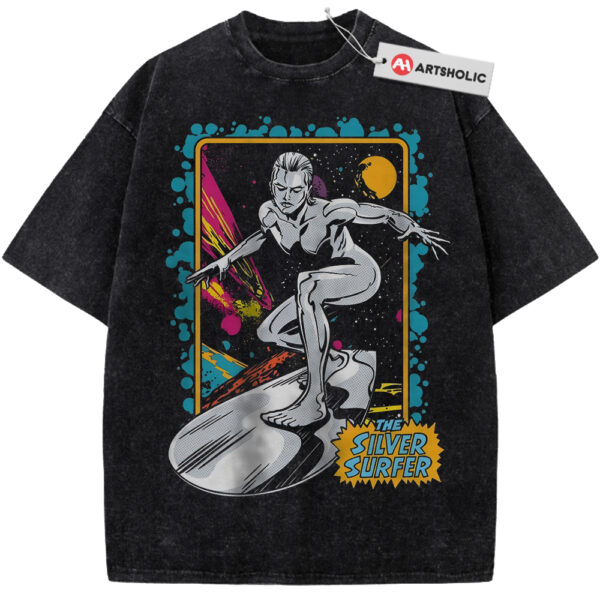 Silver Surfer Shirt, Marvel Comics Shirt, Vintage Tee