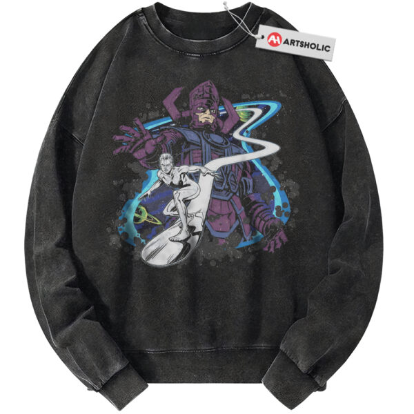 Silver Surfer Sweatshirt, Galactus Sweatshirt, Marvel Comics Sweatshirt, Vintage Sweater