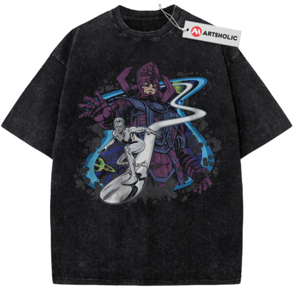 Silver Surfer Shirt, Galactus Shirt, Marvel Comics Shirt, Vintage Tee