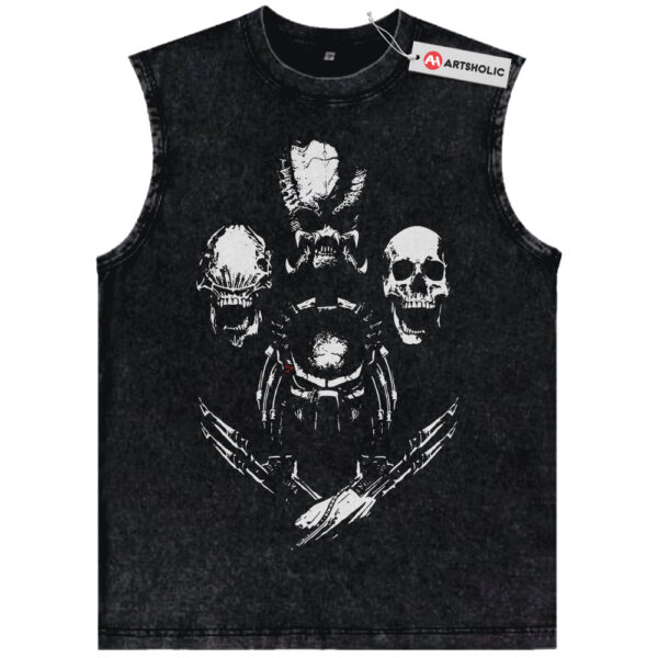 Alien vs Predator Tank Top, Movie Tank Top, Vintage Tank Top