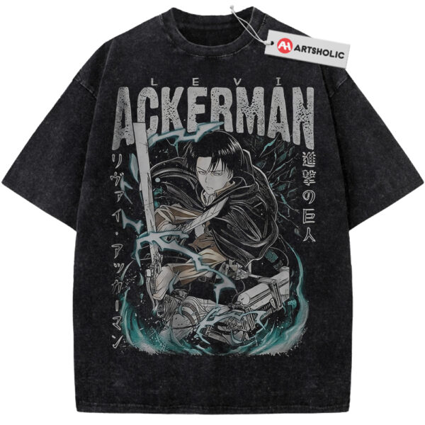 Levi Ackerman Shirt, Attack On Titan Shirt, AOT Shirt, Anime Shirt, Vintage Tee