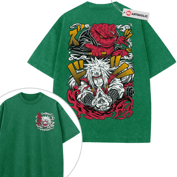 Jiraiya Shirt, Naruto Shirt, Anime Shirt, Vintage Tee 2-Sided
