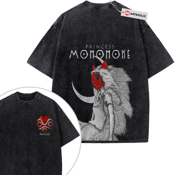 Princess Mononoke Shirt, Studio Ghibli Shirt, Anime Shirt, Vintage T-Shirt 2-Sided