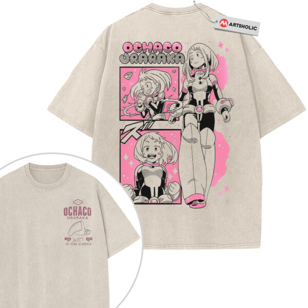 Ochaco Uraraka Shirt, MHA Shirt, Anime Shirt, Vintage T-Shirt 2-Sided