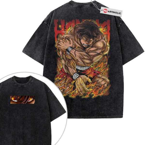 Baki Hanma Shirt, Anime Shirt, Vintage T-Shirt 2-Sided