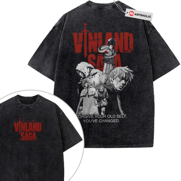 Vinland Saga Shirt, Anime Shirt, Vintage Tee 2-Sided