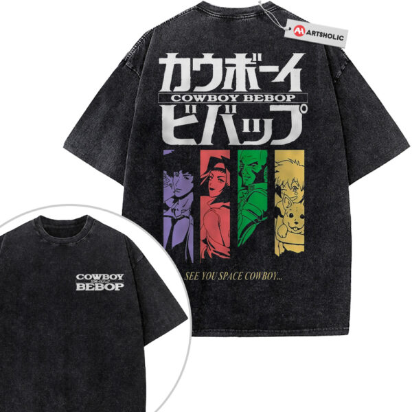 Cowboy Bebop Shirt, Anime Shirt, Vintage Tee 2-Sided