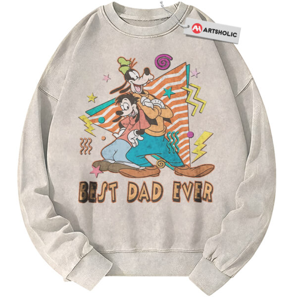 Best Dad Ever Sweatshirt, Goofy Sweatshirt, Max Goof Sweatshirt, Father's Day Sweatshirt, Animated Sweatshirt, Vintage Sweater