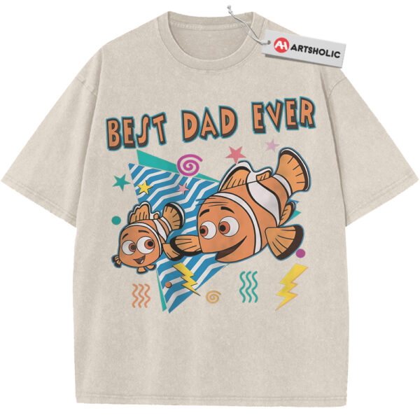 Best Dad Ever Shirt, Finding Nemo Shirt, Father's Day Shirt, Animated Shirt, Vintage T-Shirt