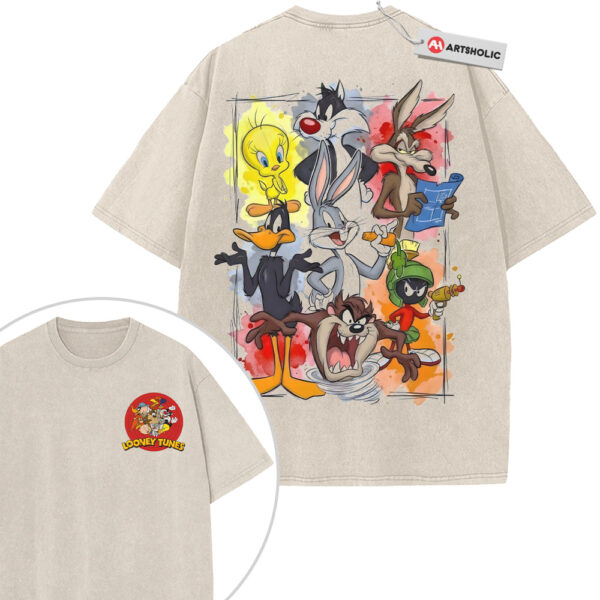 Looney Tunes Shirt, Animated Shirt, Vintage T-Shirt 2-Sided