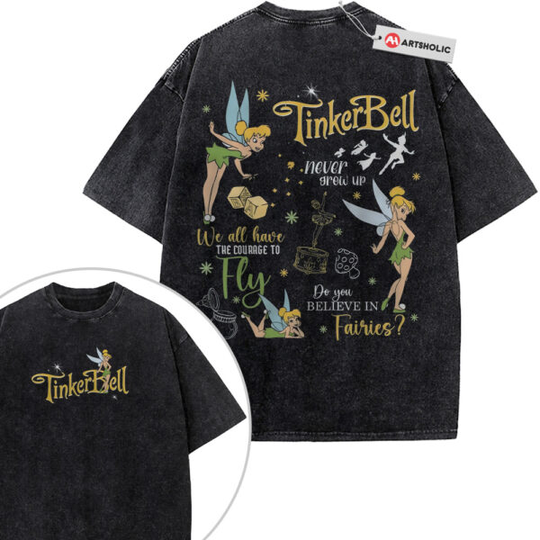 Tinker Bell Shirt, Animated Shirt, Vintage Tee 2-Sided