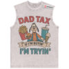 Dad Tax Tank Top, Goofy Tank Top, Father's Day Tank Top, Animated Tank Top, Vintage Tank Top