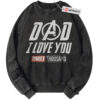 Dad I Love You Three Thousand Shirt, Father's Day Shirt, Marvel Comics Shirt, Vintage Tee