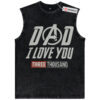 Dad I Love You Three Thousand Tank Top, Father's Day Tank Top, Marvel Comics Tank Top, Vintage Tank Top