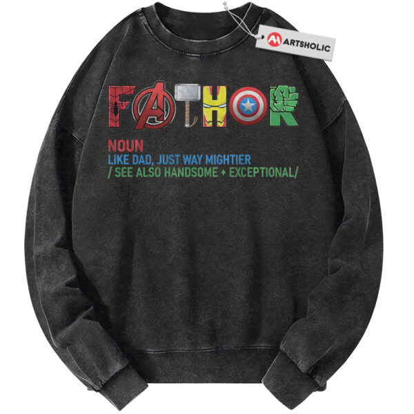 The Avengers Sweatshirt, Father's Day Sweatshirt, Marvel Comics Sweatshirt, Vintage Sweater