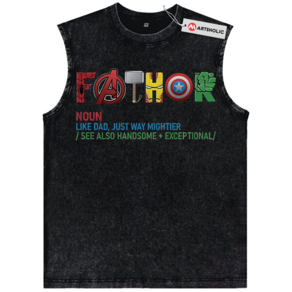 The Avengers Tank Top, Father's Day Tank Top, Marvel Comics Tank Top, Vintage Tank Top