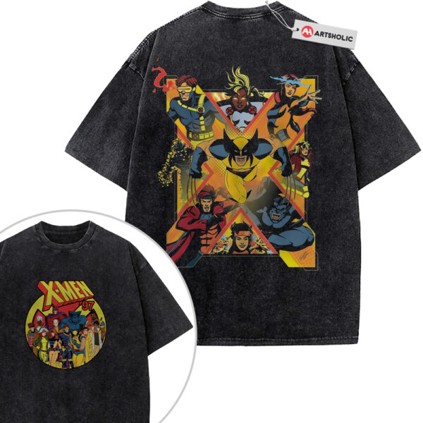 X-Men Shirt, Marvel Comics Shirt, Vintage T-Shirt 2-Sided