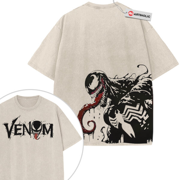 Venom Shirt, Marvel Comics Shirt, Vintage Tee 2-Sided