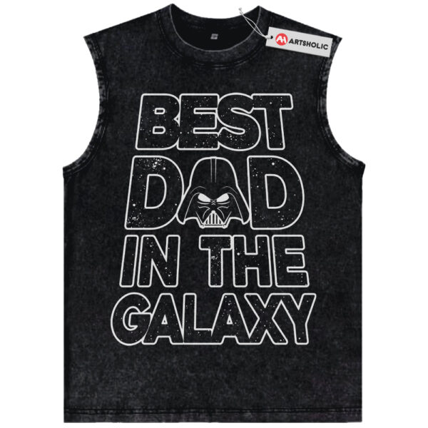 Best Dad In The Galaxy Tank Top, Darth Vader Tank Top, Star Wars Tank Top, Father's Day Tank Top, Movie Tank Top, Vintage Tank Top