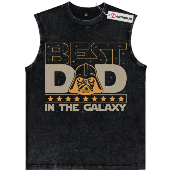 Best Dad In The Galaxy Tank Top, Darth Vader Tank Top, Star Wars Tank Top, Father's Day Tank Top, Movie Tank Top, Vintage Tank Top
