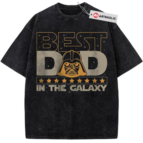 Best Dad In The Galaxy Shirt, Darth Vader Shirt, Star Wars Shirt, Father's Day Shirt, Movie Shirt, Vintage T-Shirt