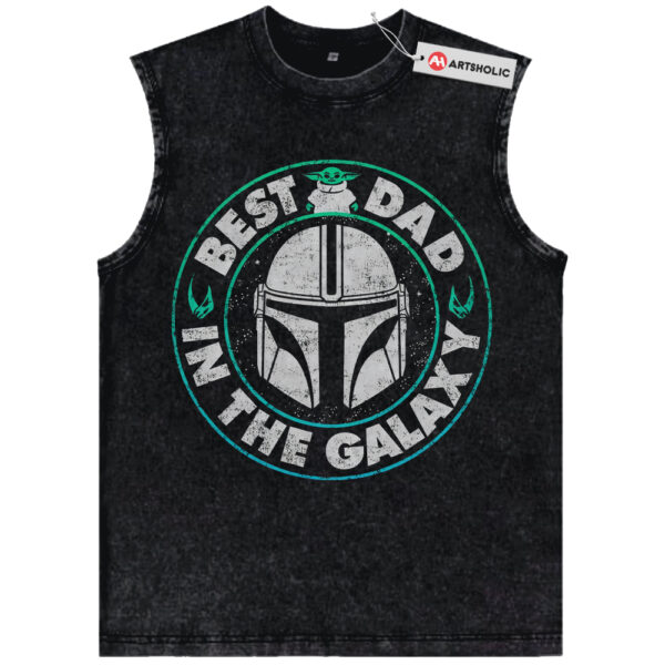 Best Dad In The Galaxy Tank Top, Boba Fett Tank Top, Star Wars Tank Top, Father's Day Tank Top, Movie Tank Top, Vintage Tank Top