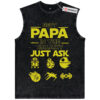Best Papa In The Galaxy Just Ask Tank Top, Star Wars Tank Top, Father's Day Tank Top, Movie Tank Top, Vintage Tank Top