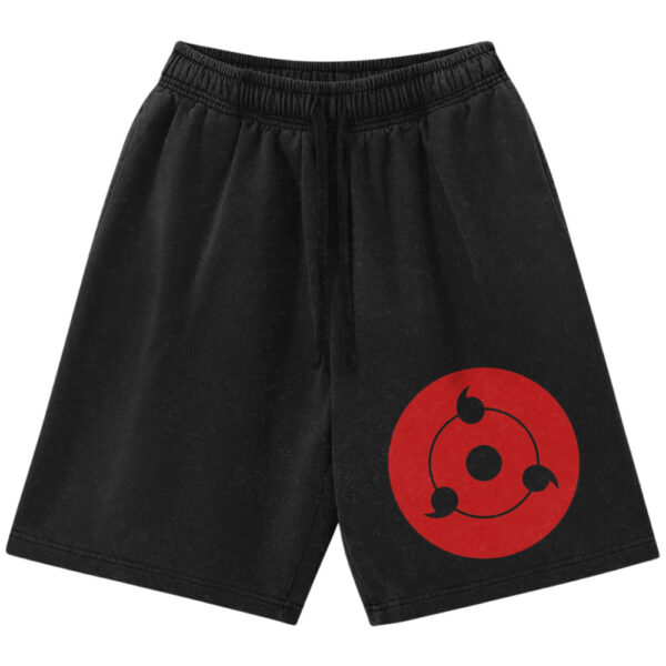 Sharingan Shorts, Naruto Shorts, Anime Shorts, Vintage Shorts
