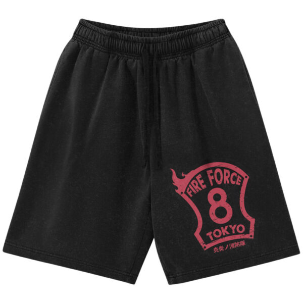 Fire Force Shorts, Anime Shorts, Vintage Shorts