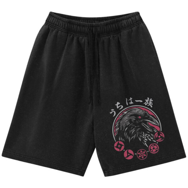 Sharingan Shorts, Naruto Shorts, Anime Shorts, Vintage Shorts