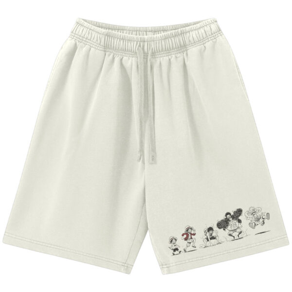 Monkey D Luffy Shorts, One Piece Shorts, Anime Shorts, Vintage Shorts