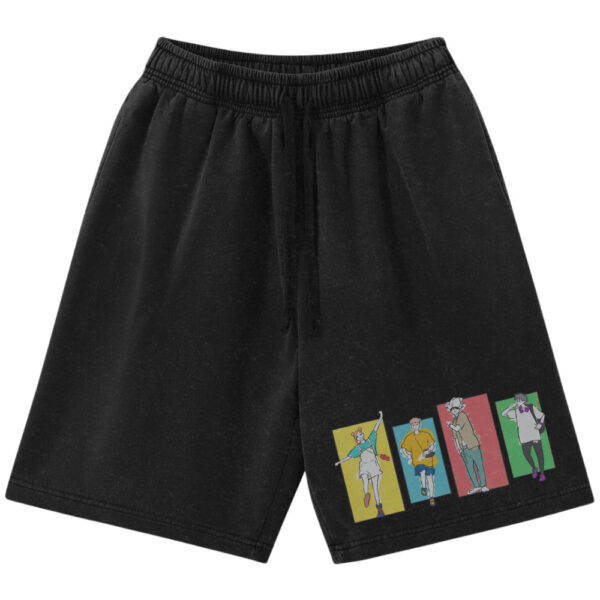 Satoru Gojo Shorts, Yuji Itadori Shorts, Nobara Kugisaki Shorts, Megumi Fushiguro Shorts, Jujutsu Kaisen Shorts, Anime Shorts, Vintage Shorts