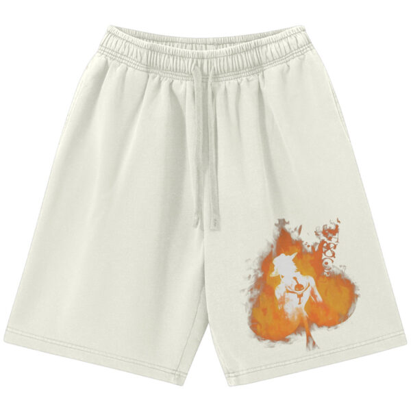 Portgas D Ace Shorts, One Piece Shorts, Anime Shorts, Vintage Shorts