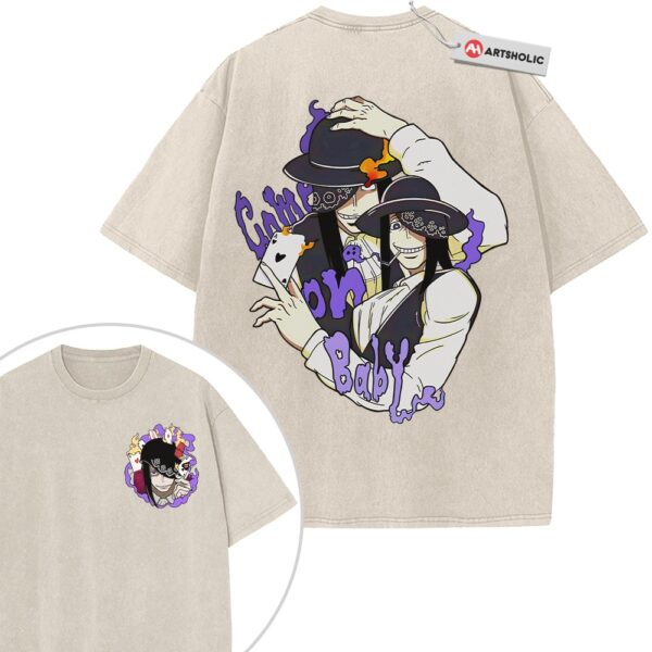 Joker Shirt, Fire Force Shirt, Anime Shirt, Vintage Tee 2-Sided