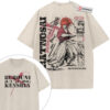 Himura Kenshin Shirt, Rurouni Kenshin Shirt, Anime Shirt, Vintage Tee 2-Sided