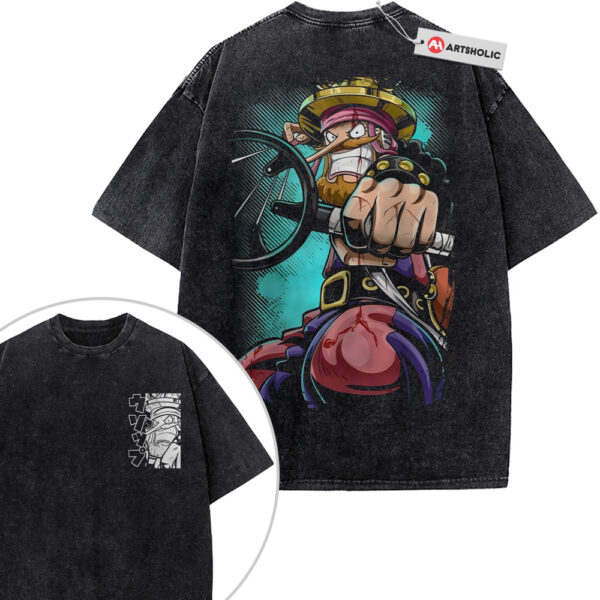 Brook Shirt, One Piece Shirt, Anime Shirt, Vintage Tee 2-Sided