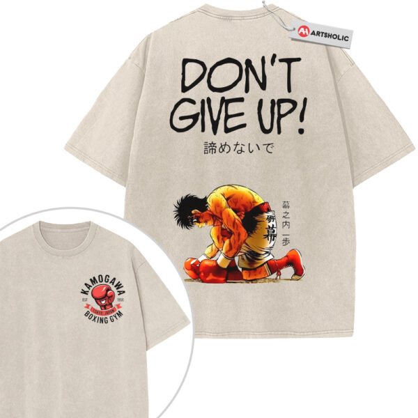 Ippo Makunouchi Shirt, Hajime no Ippo Shirt, Anime Shirt, Vintage T-Shirt 2-Sided