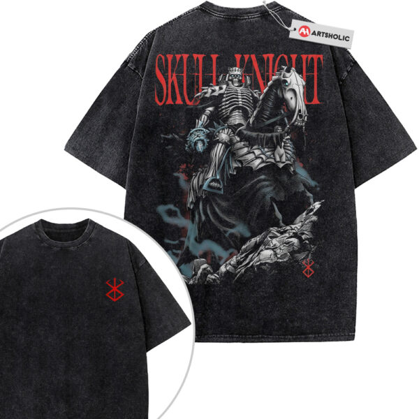 Skull Knight Shirt, Berserk Shirt, Anime Shirt, Vintage T-Shirt 2-Sided