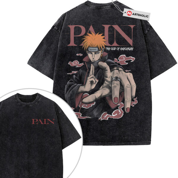 Pain Shirt, Nagato Uzumaki Shirt, Naruto Shirt, Anime Shirt, Vintage T-Shirt 2-Sided